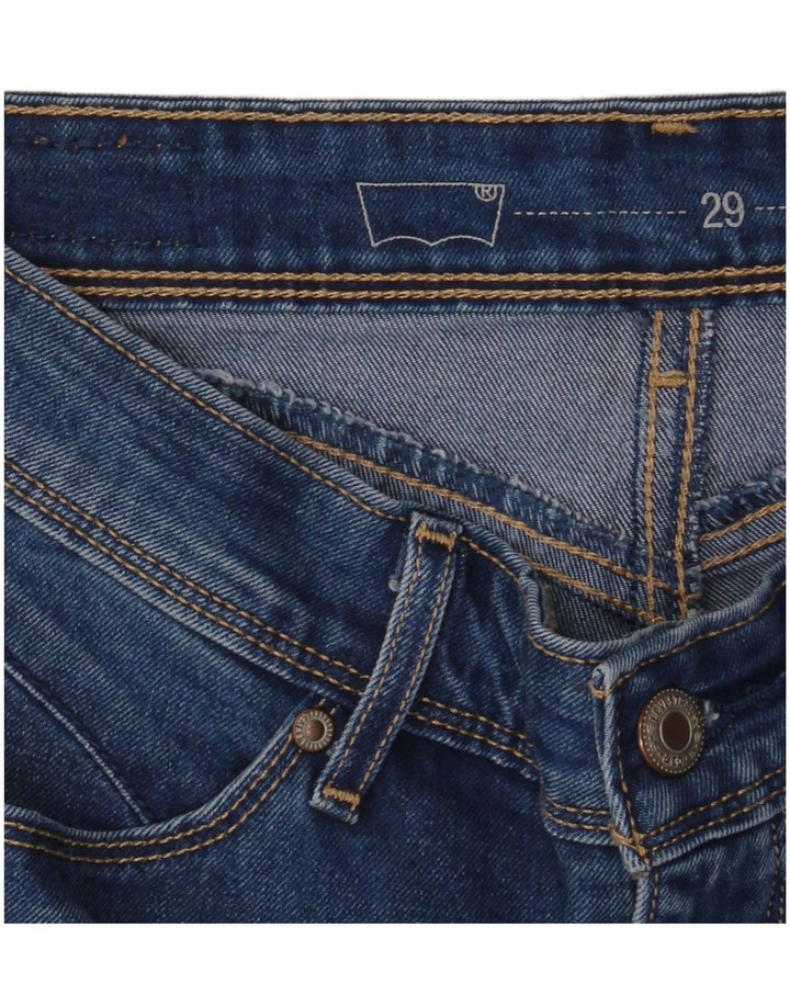 Женские джинсы скинни со средней посадкой Levi's W29 L32 синие