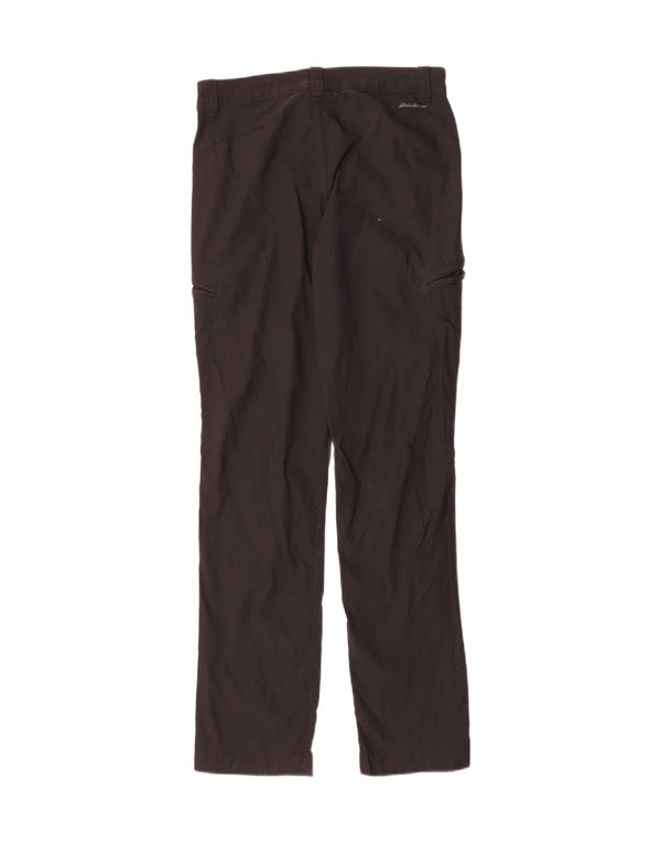 Женские прямые брюки-карго Eddie Bauer, США 4, маленькие, W30 L31, черные спортивные