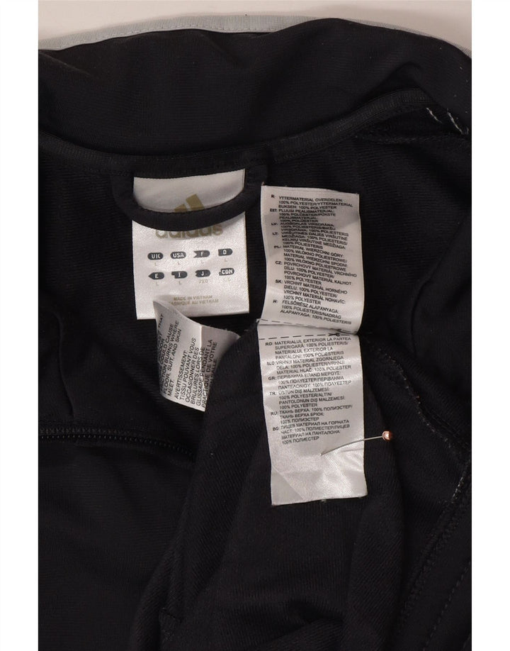 Мужская спортивная куртка ADIDAS, большая серая полиэстер с цветными блоками