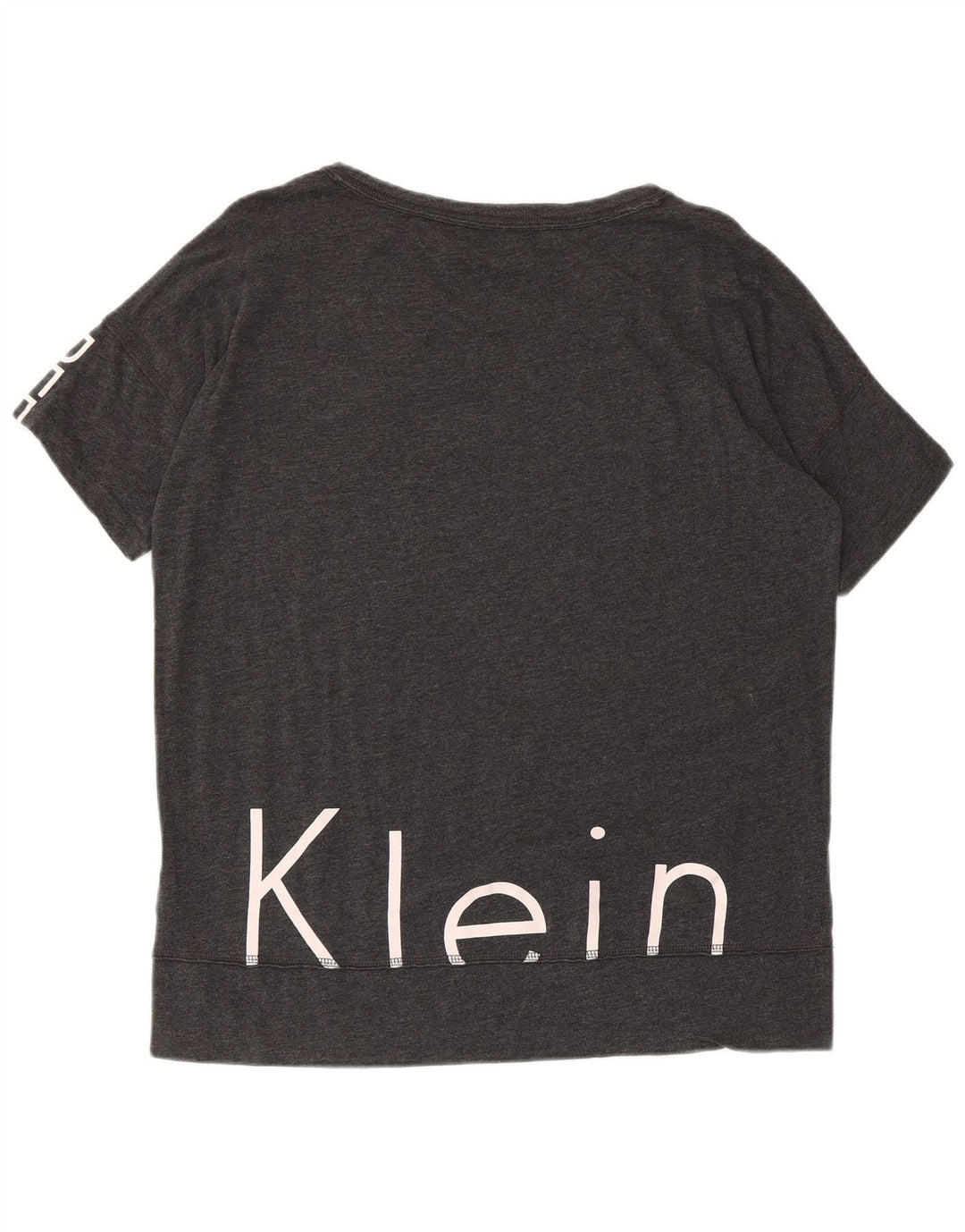 Женская футболка с рисунком Calvin Klein Top UK 14, средний серый