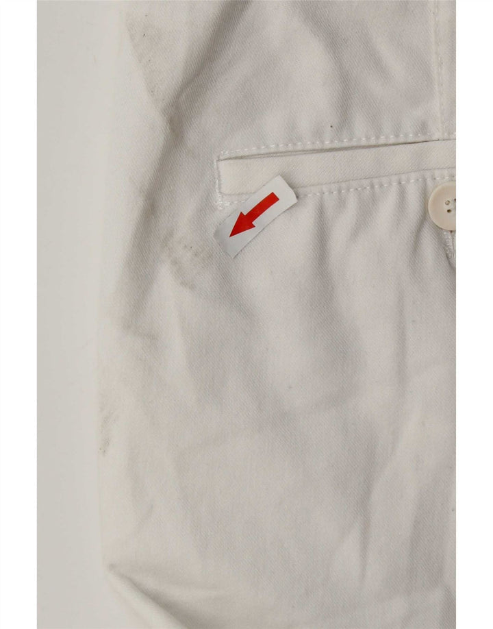 Мужские узкие брюки-чиносы Zara EU 38 Small W30 L28, белый полиэстер