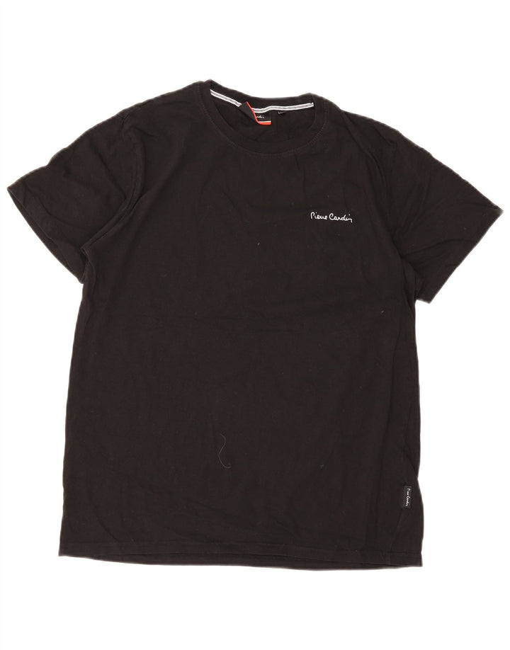 Мужская футболка Pierre Cardin Top Medium Black Cotton