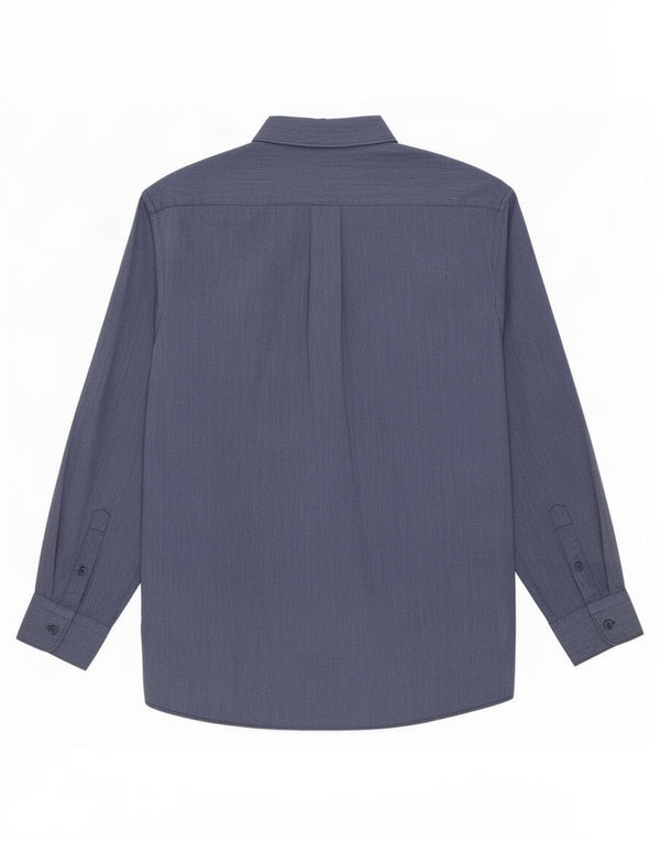 Мужская рубашка Kenzo, размер 43 17 XL, темно-синяя