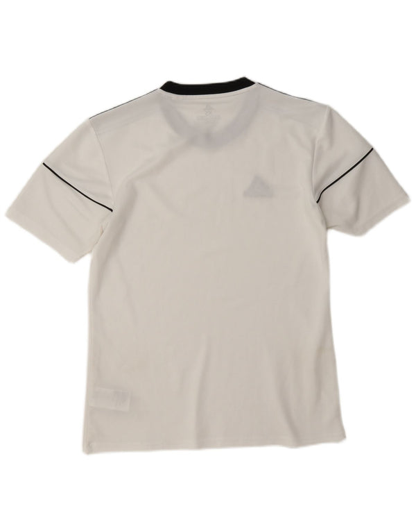 Мужская футболка Adidas Climalite Top XS, белый полиэстер с цветными блоками