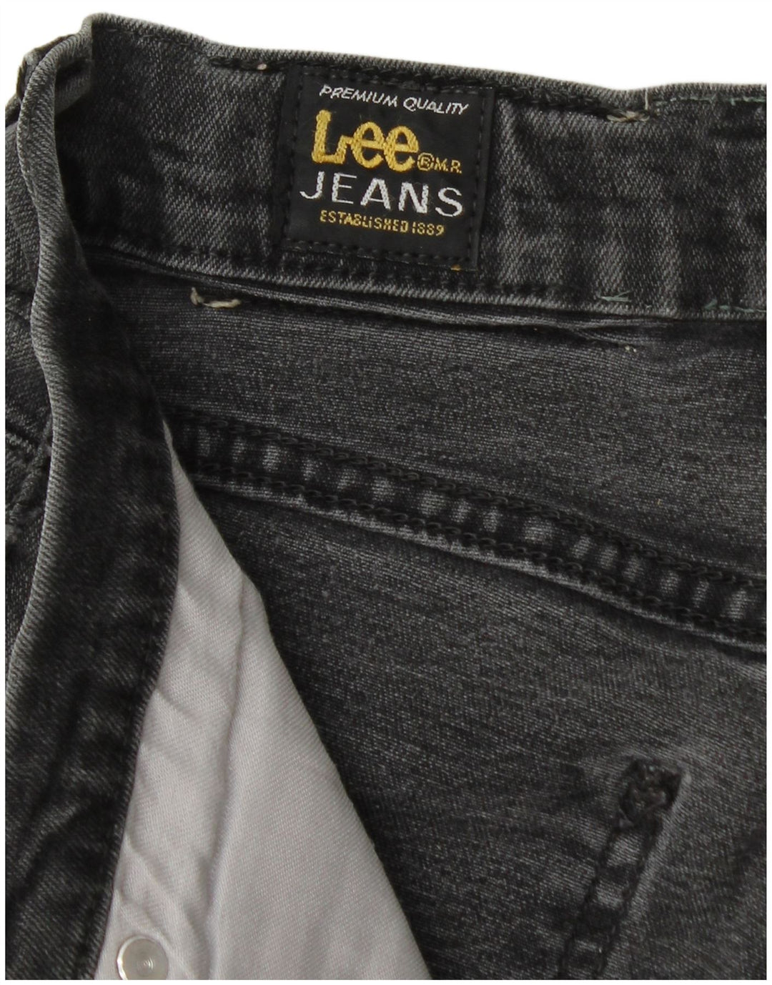 Женские зауженные джинсы LEE W30 L28 Серые