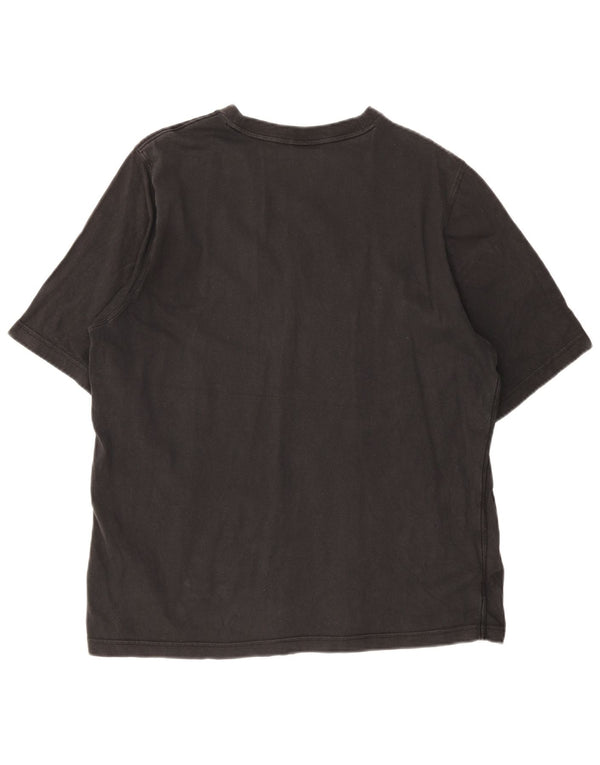 Мужская футболка с рисунком Adidas Top Medium Black Cotton