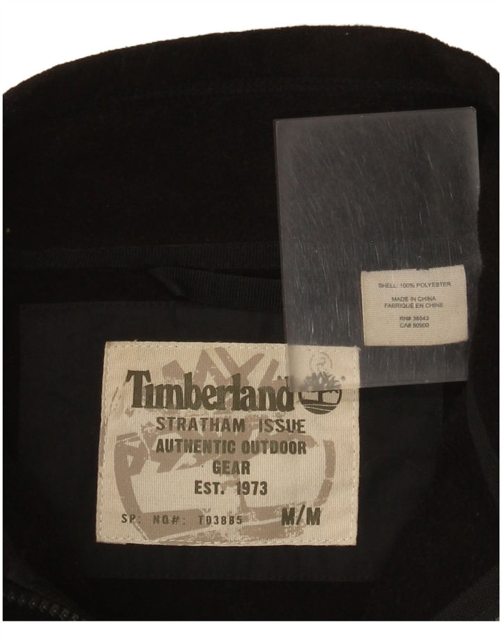 Мужская флисовая куртка Timberland UK 38, средний черный полиэстер