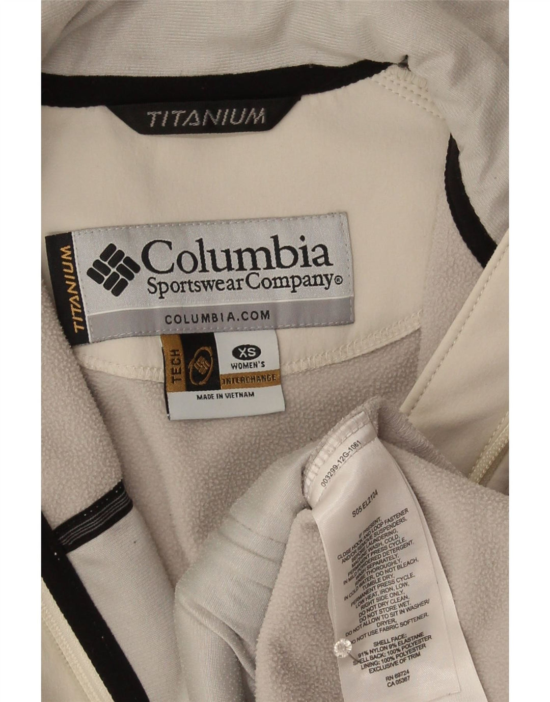 Женская титановая ветровка Columbia UK 6 XS, серый нейлон