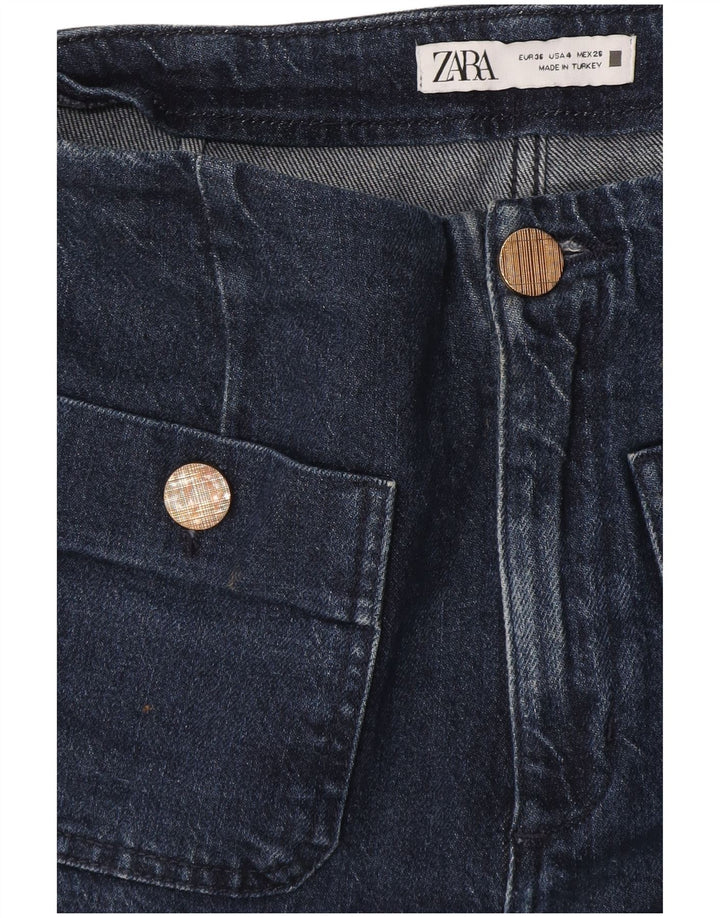 Женские джинсы Bootcut Zara EU 36 XS W26 L28 Темно-синие