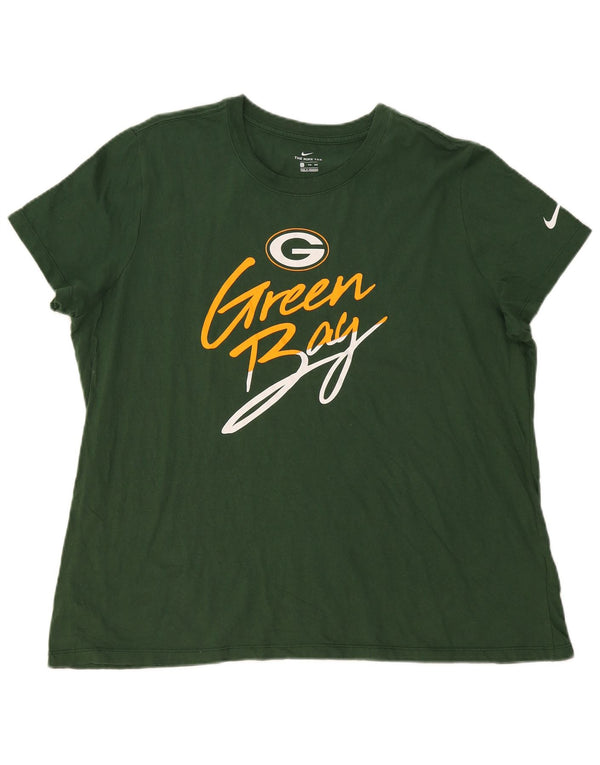 Мужская футболка с рисунком Nike Green Bay Packers, 2XL, хлопок
