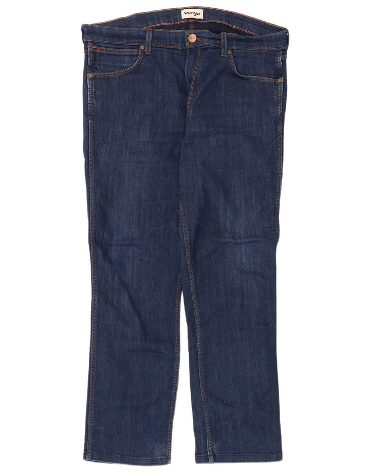 Джинсы мужские прямые Wrangler W38 L29 синие