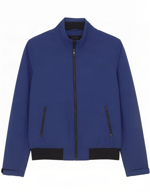 Мужская ветровка Woolrich UK 42 XL, синяя с цветными блоками, полиамид