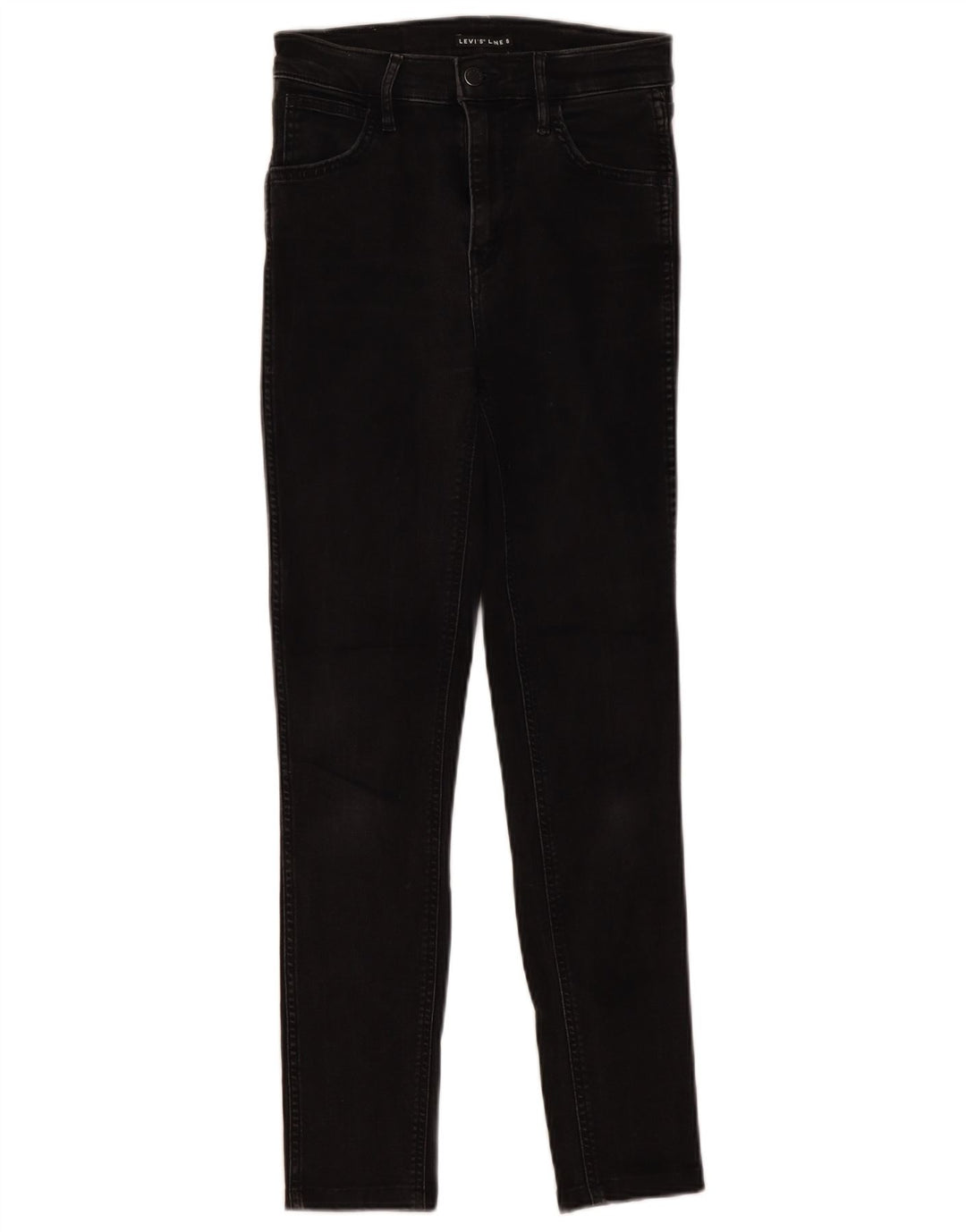 Женские джинсы скинни LEVI'S W26 L28, черный хлопок