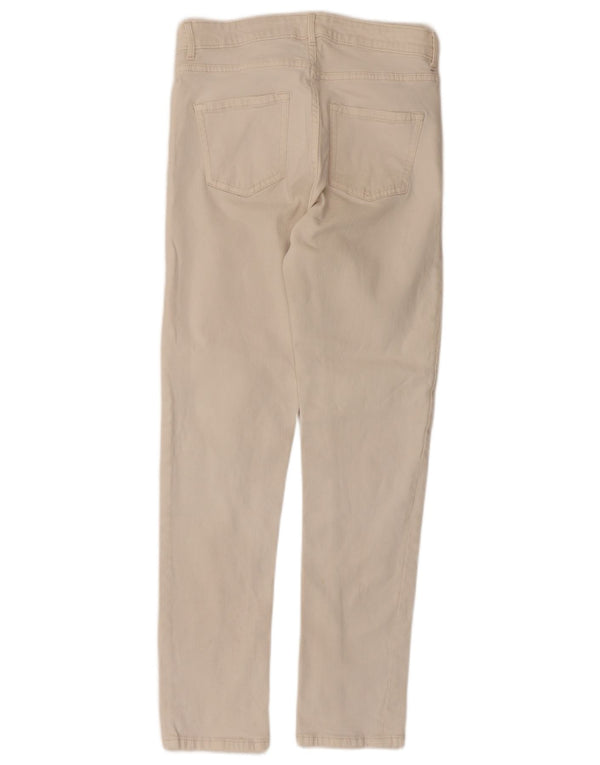 Женские джинсы Marks & Spencer The Lily Slim UK 10, маленькие W28 L27, бежевый хлопок