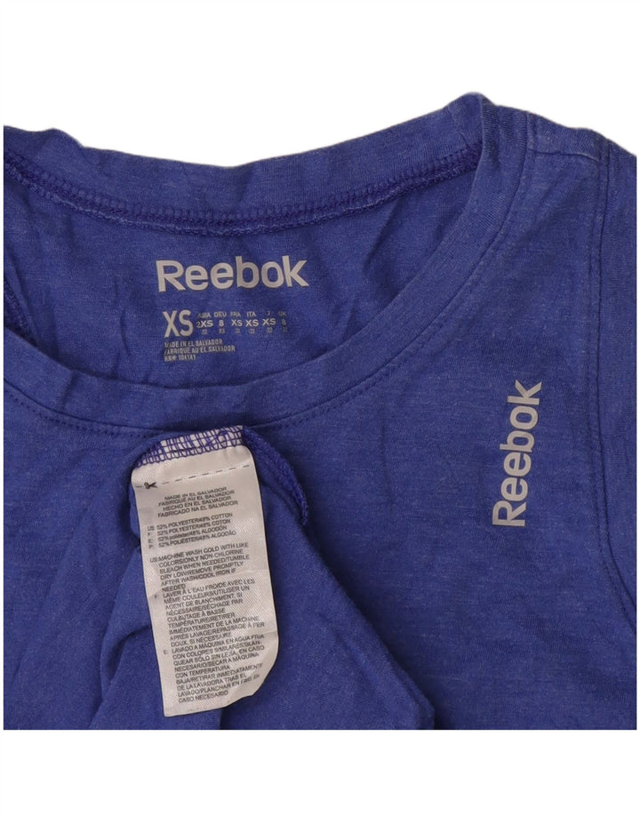 Женский жилет REEBOK UK 8, маленький синий, полиэстер