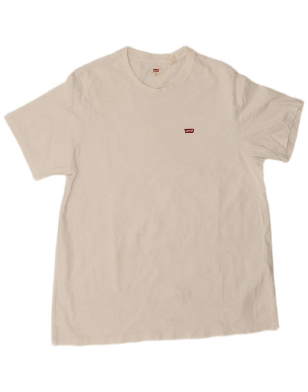 Женская футболка Levi's Top UK 18 XL, белый хлопок