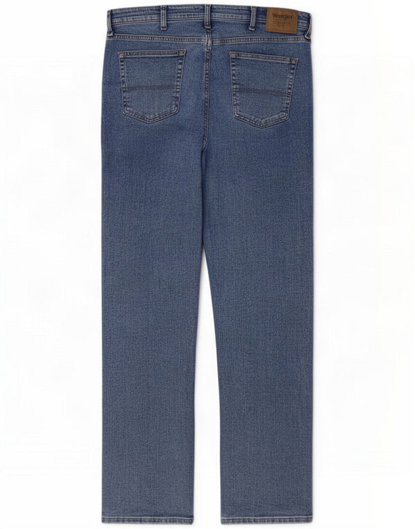 Мужские прямые джинсы Wrangler W36 L32, синий хлопок