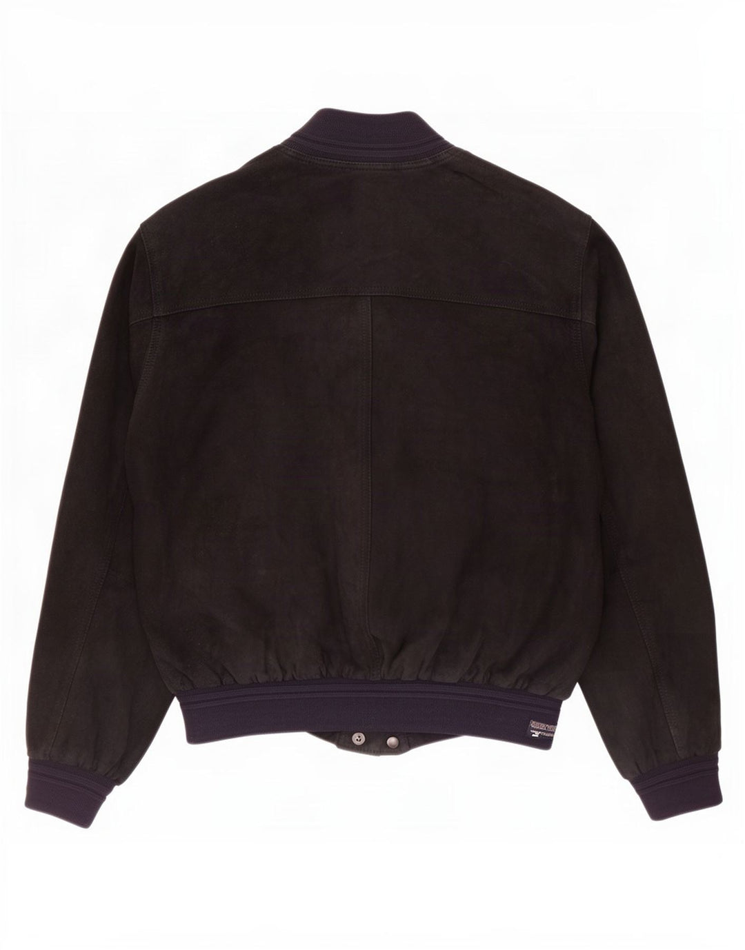 Мужской замшевый бомбер Orfatti IT 48 Medium Navy Blue Leather