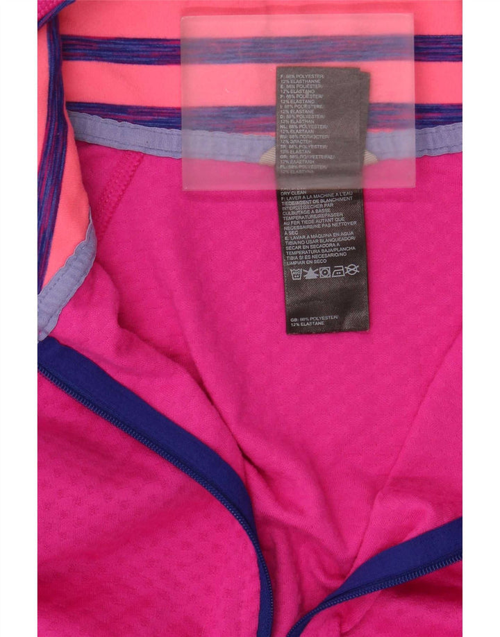 Женский спортивный костюм-пуловер The North Face UK 14, большой розовый в пятнышко