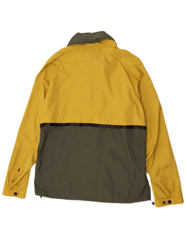 Женская дождевик с капюшоном Scotch & Soda UK 42 XL Желтый цветной блок