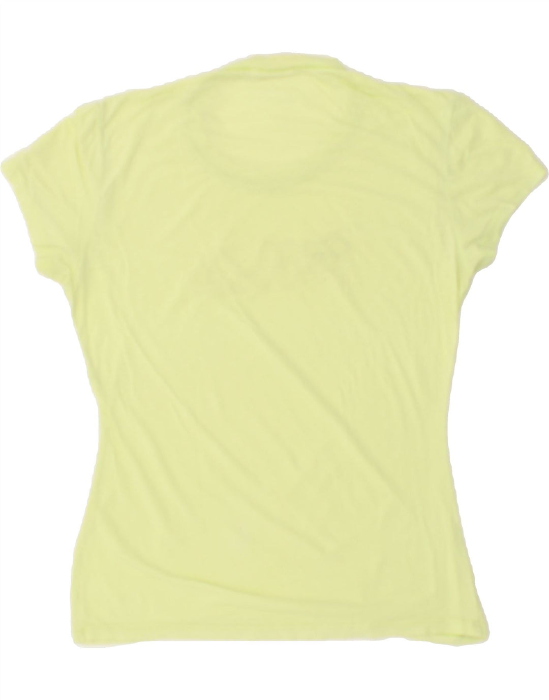 FILA Womens Graphic T-Shirt Top UK 16 Large Yellow | Vintage Fila | Thrift | Second-Hand Fila | Used Clothing | Messina Hembry 