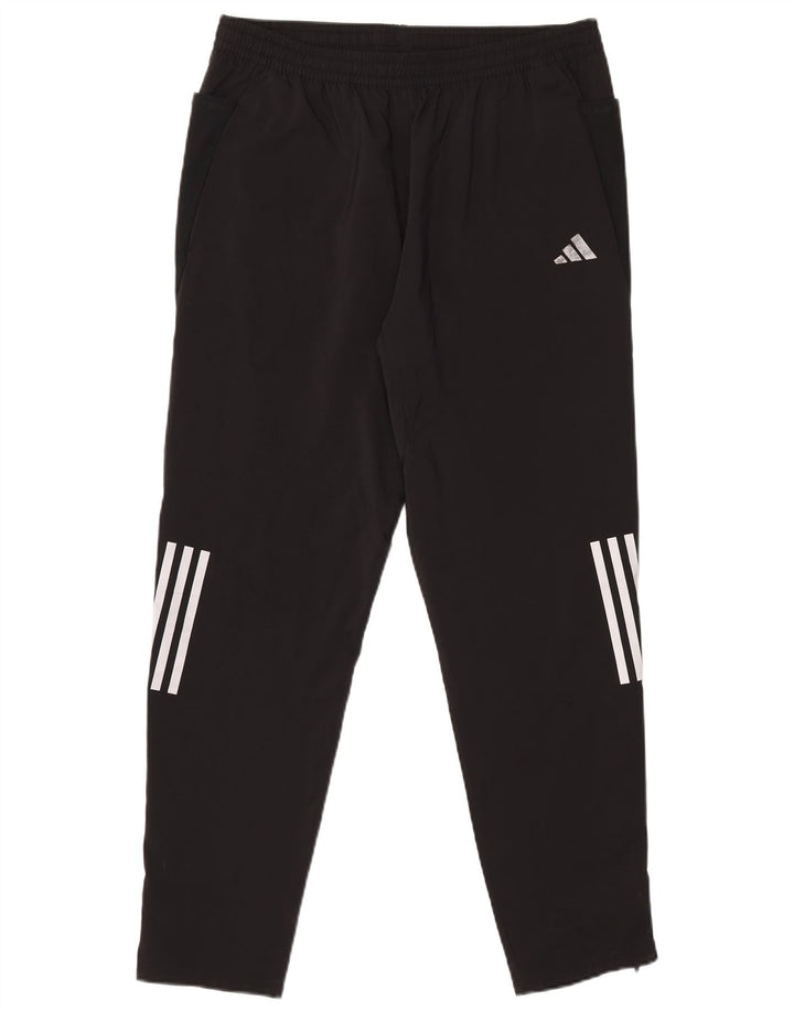 Мужские спортивные брюки Adidas Aeroready Regular Fit, большие черные полиэстеровые брюки