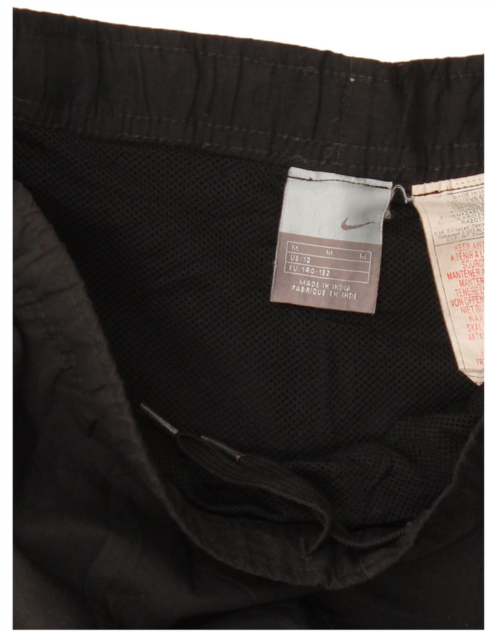 Спортивные брюки Nike для мальчиков 11–12 лет, средний черный, полиэстер с цветными блоками