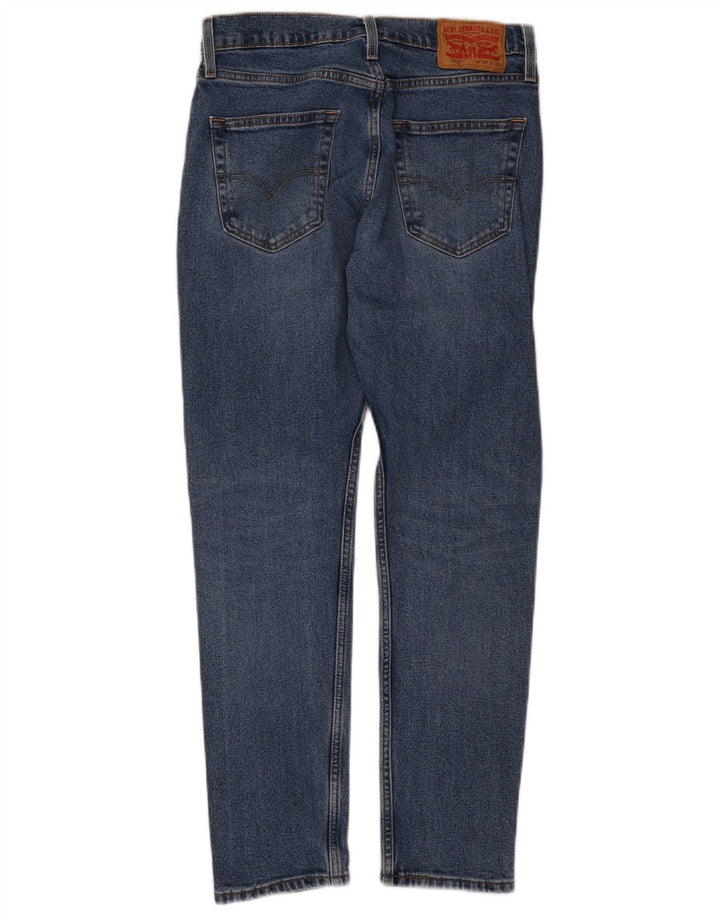 Мужские зауженные зауженные джинсы Levi's 512 W29 L30 синие, хлопок