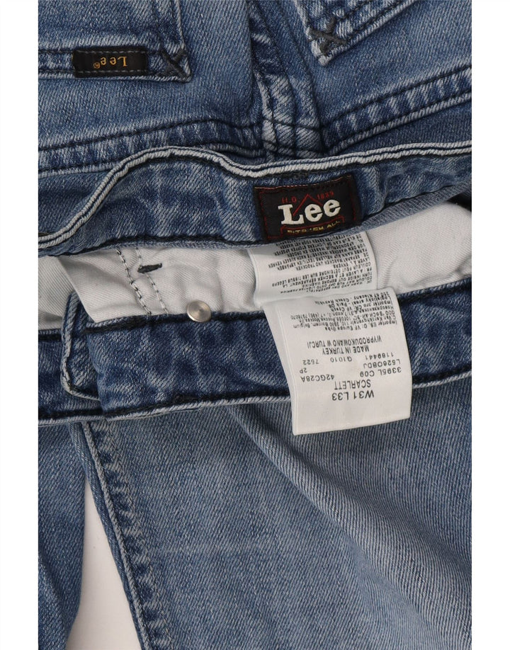 Женские джинсы скинни LEE Scarlett W31 L33, синий хлопок