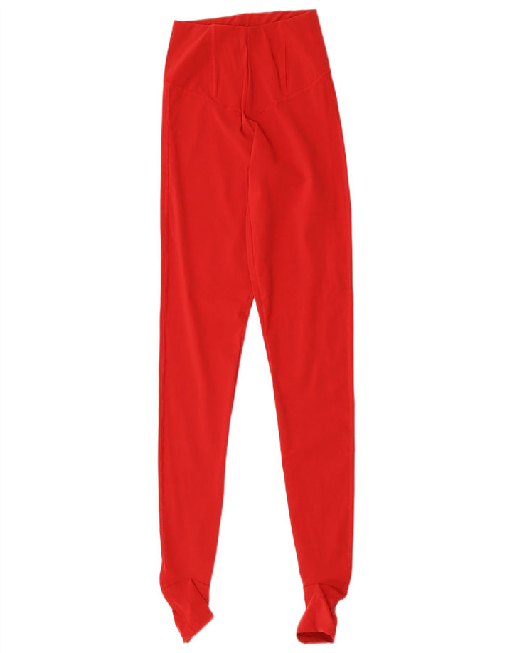 Женские леггинсы со штрипками Zara UK 8, маленькие красные
