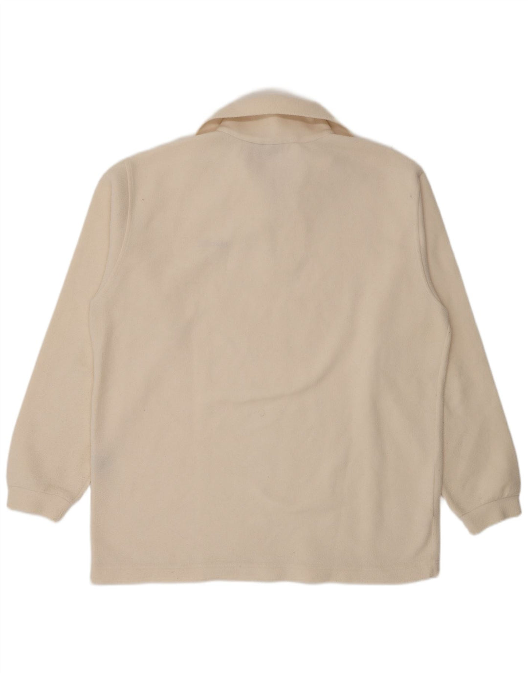 Мужской флисовый джемпер Ellesse с воротником на молнии 2XL, белый полиэстер