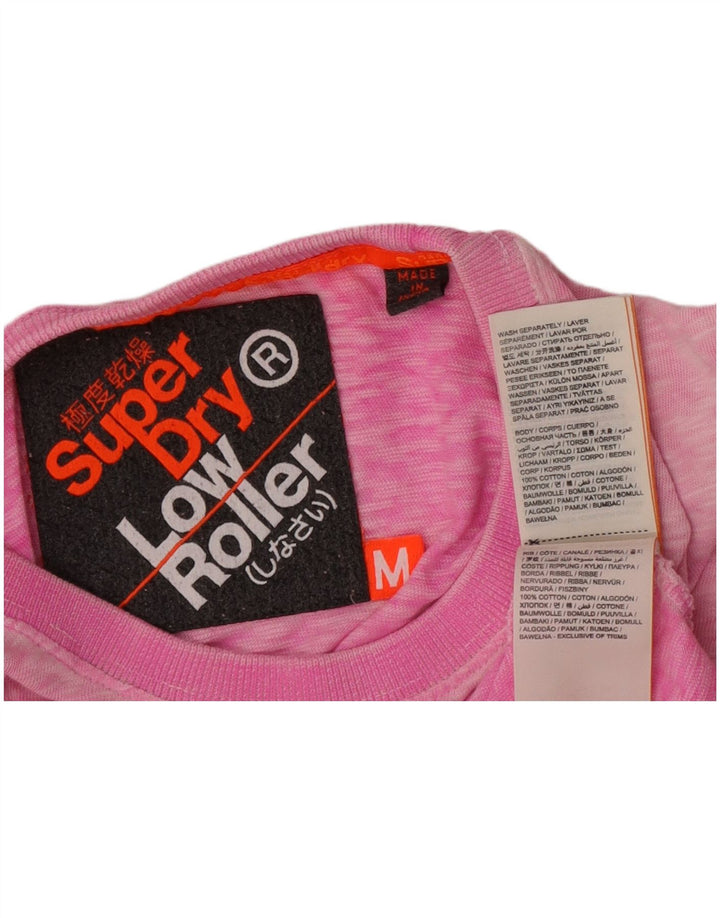 Мужская футболка Superdry Top из хлопка среднего размера с розовыми крапинками