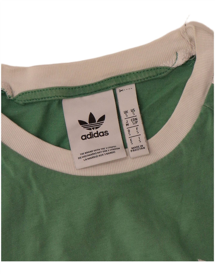 Adidas Мужская футболка Top Small Green Cotton