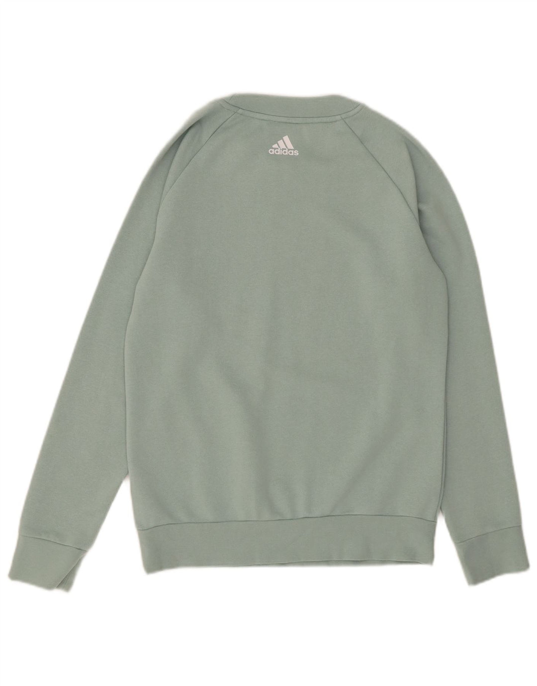 Женский свитер с рисунком Adidas UK 14, средний зеленый