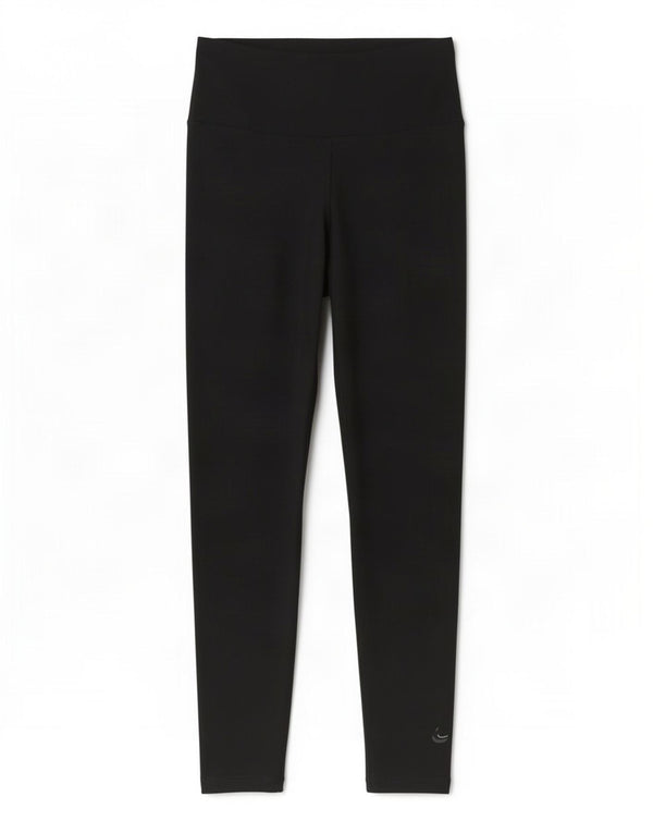 Женские леггинсы Nike Dri Fit UK 10, маленькие черные полиэстер
