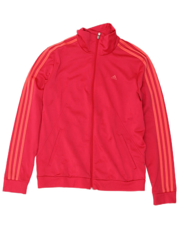 Женский спортивный костюм Adidas Top Jacket UK 12/14 Средний розовый полиэстер Спортивный