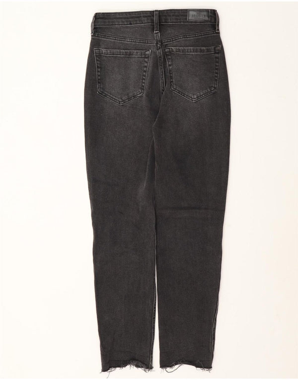 Женские зауженные джинсы Hollister Mom Super High Rise W23 L27, серый хлопок