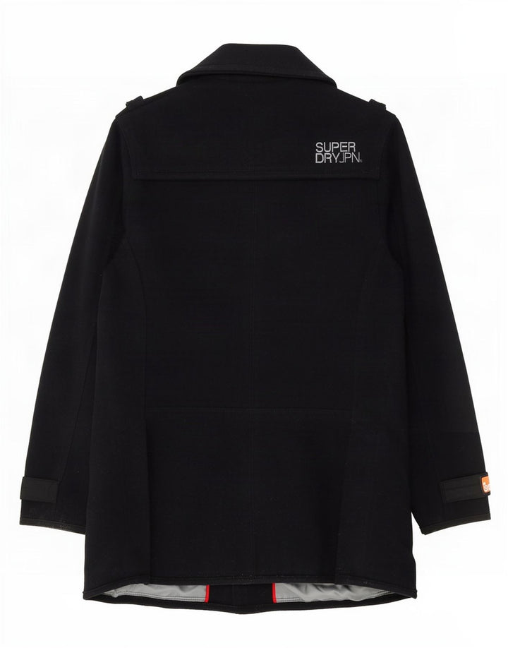 Женское пальто Superdry в стиле милитари UK 12, средний темно-синий, шерсть