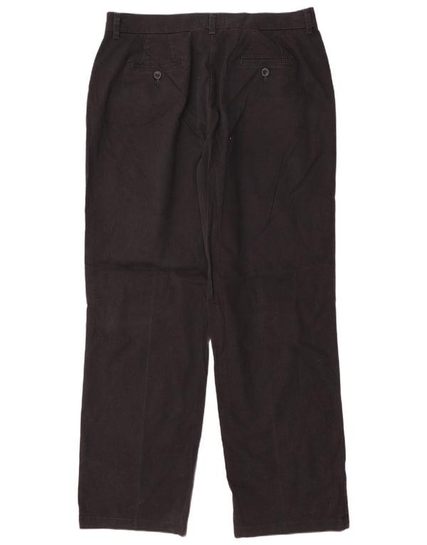 Женские длинные повседневные брюки свободного кроя Lee, размер США 18, 2XL, W36 L33, черный хлопок