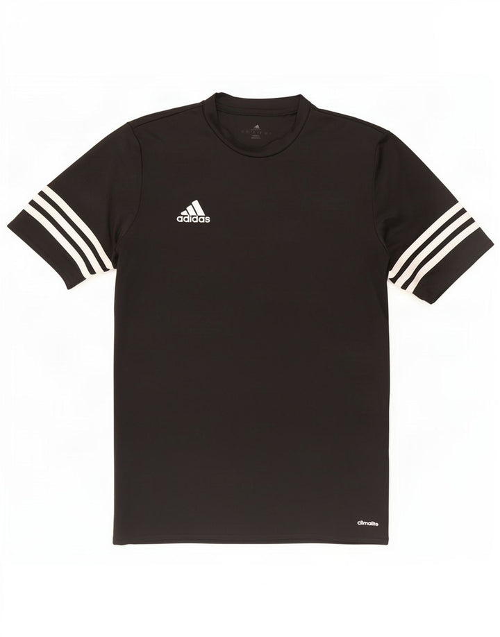 Мужская футболка Adidas Climalite, маленький черный полиэстер