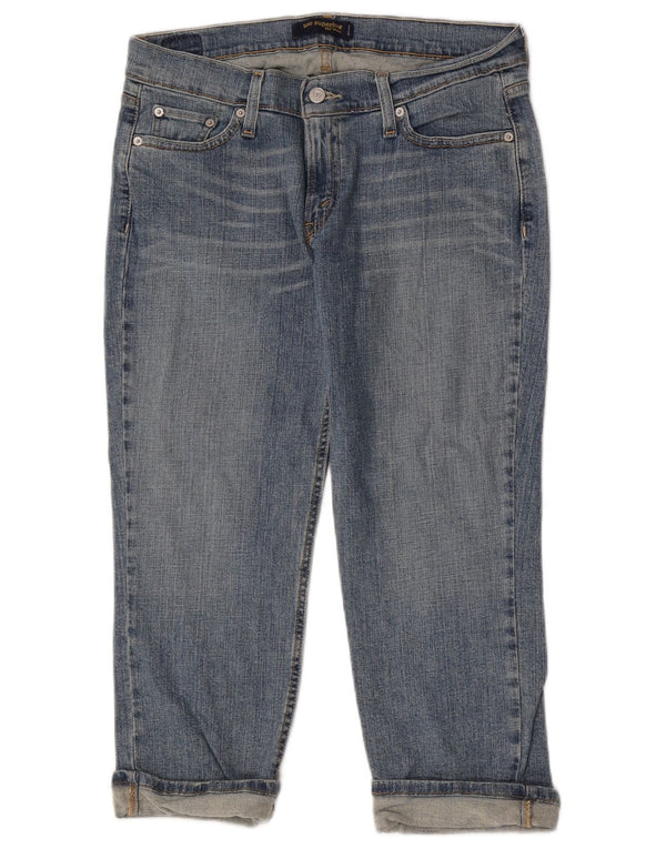 Женские джинсы-капри Levi's 524 Super Low W32 L23 синие