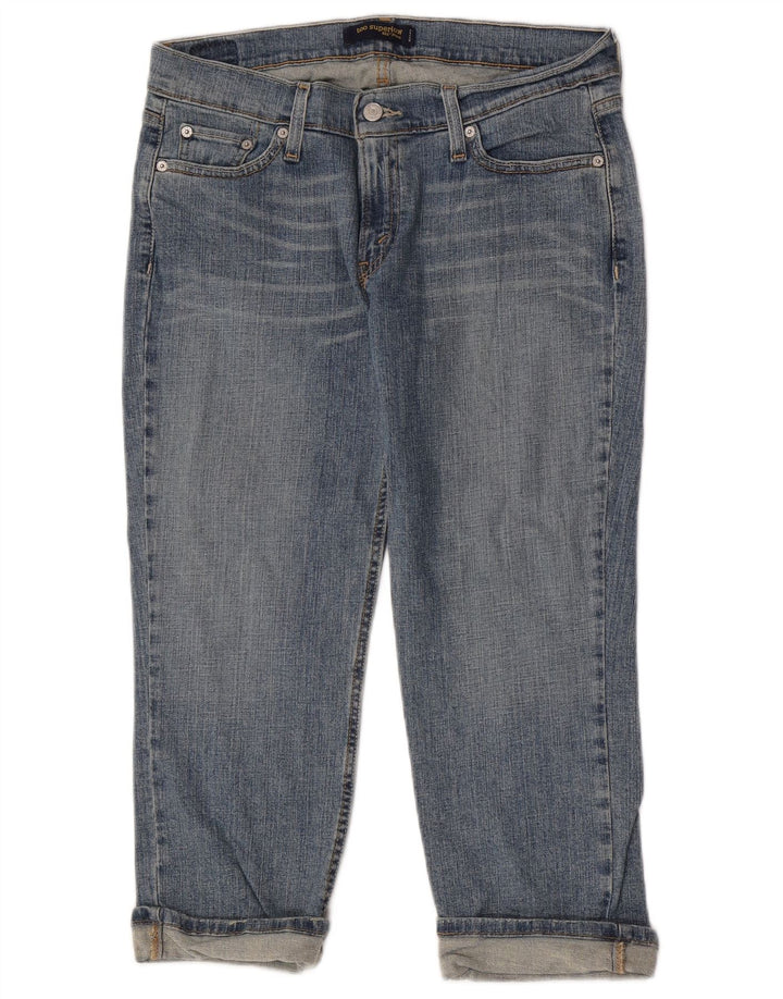 Женские джинсы-капри Levi's 524 Super Low W32 L23 синие