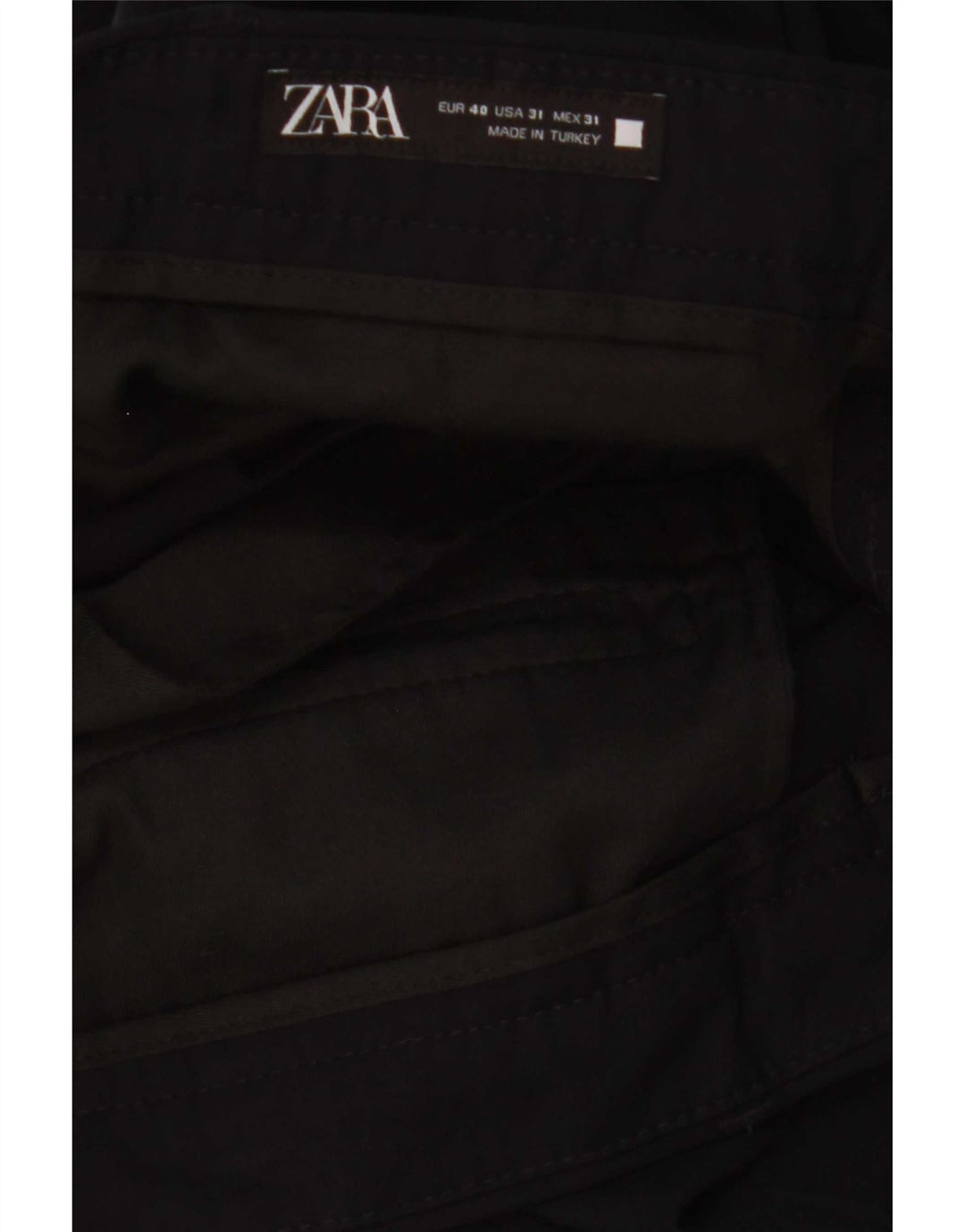 Мужские брюки-чиносы Zara EU 40 Medium W31 L29, черные