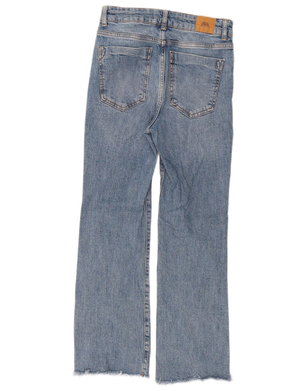 Женские прямые джинсы Zara EU 36 XS W26 L26, синий хлопок