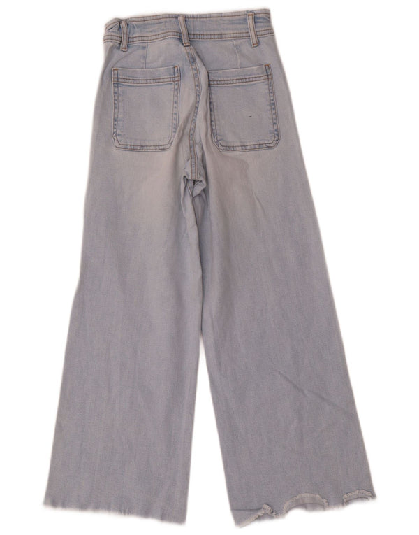 Широкие джинсы Zara для девочек 9–10 лет W22 L25, синие