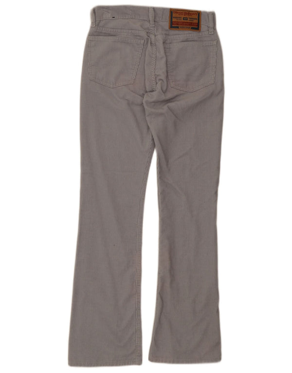 Женские вельветовые брюки Diesel Bootcut W27 L30, серые, хлопковые