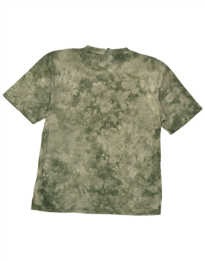 Мужская футболка Ellesse Top Small Khaki Tie Dye Cotton