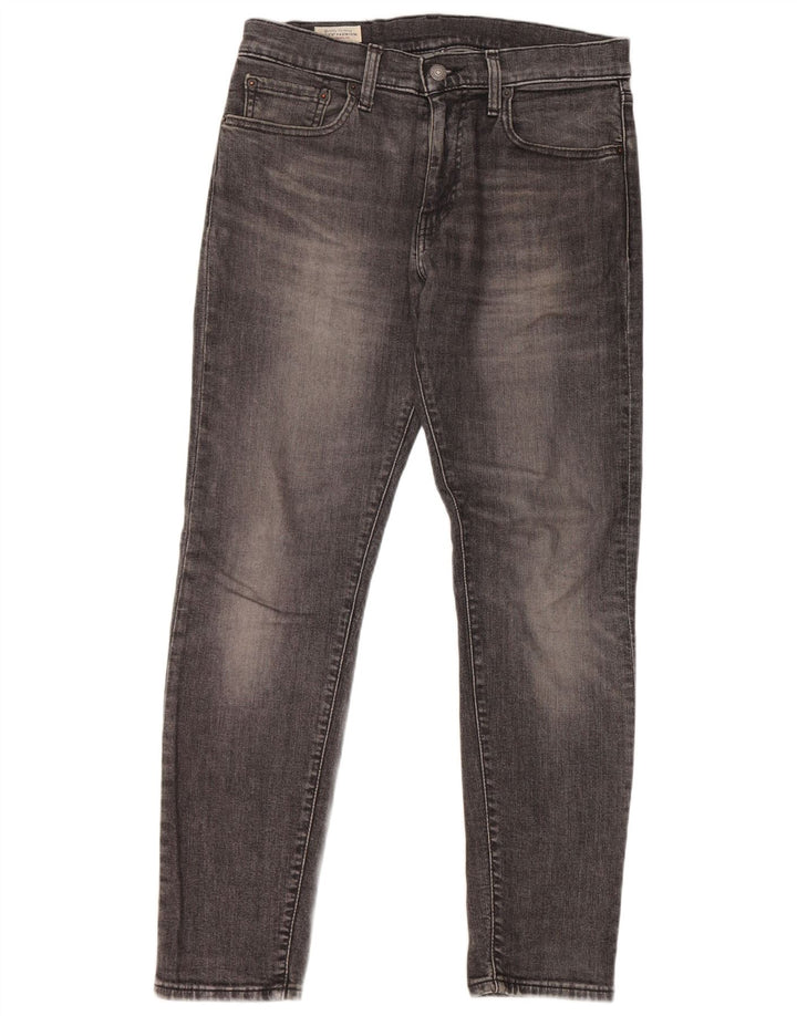 Мужские узкие джинсы LEVI'S W31 L32 Серые хлопковые