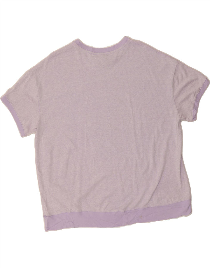 CHAMPION Womens Oversized T-Shirt Top XL Purple Cotton Vintage Champion and Second-Hand Champion from Messina Hembry 