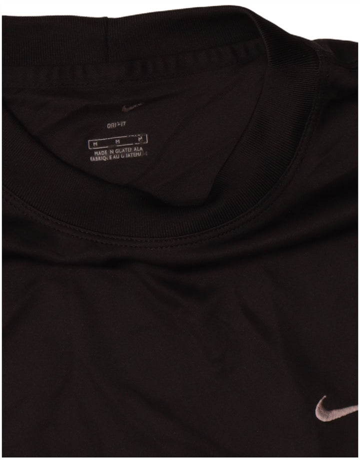 Мужская футболка Nike Dri Fit, средний черный полиэстер